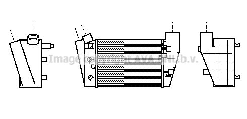 AVA QUALITY COOLING Kompressoriõhu radiaator AI4188